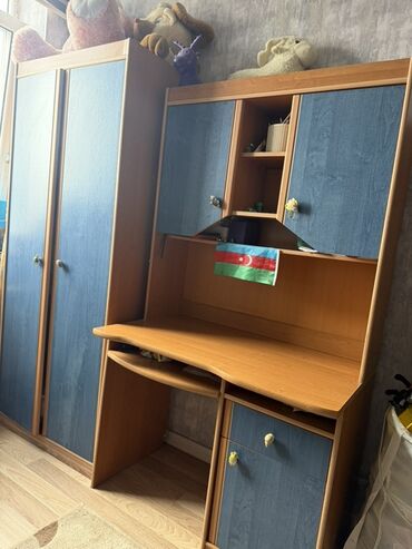 рабочий стол для дома: Oğlan və qız üçün, Yazı masası, Dolab