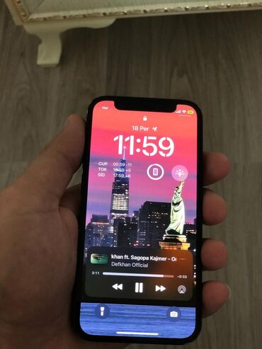 iphone 12 mini 128: IPhone 12 mini, 64 GB, Midnight, Barmaq izi, Face ID