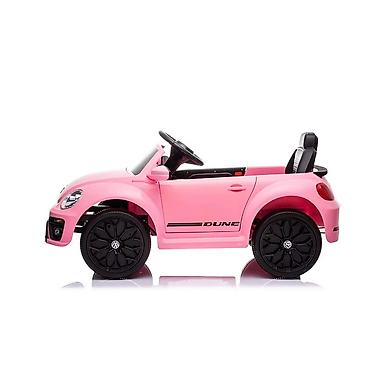 pizle: Volkswagen Beetle Dune Roze – dečiji električni automobil Šifra — 4