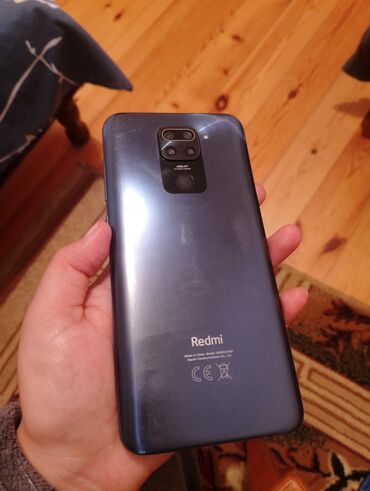 Boşqablar: Redmi Note 9, 64 GB, rəng - Mavi, Zəmanət, Barmaq izi