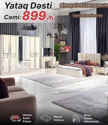 set mebel: Satılır: *Birbaşa istehsalçıdan yataq dəsti* Qeyd:*Dəst yenidir və — 1
