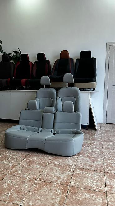 субару сидения: Чехлы Экокожа, С подушкой, цвет - Серый, Subaru, Новый, Самовывоз — 2
