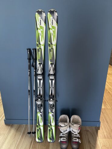 Лыжи: Лыжи в комплекте, в хорошем состоянии, размер 37 - 38