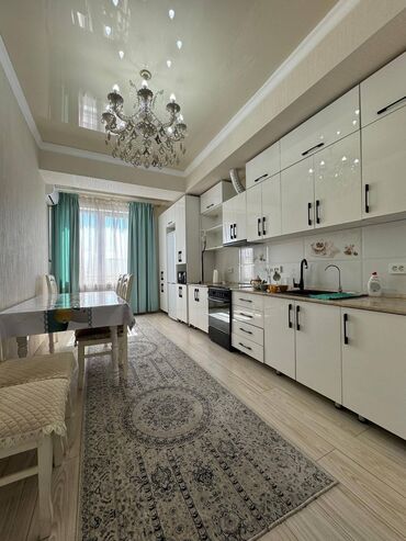 квартира в районе кызыл аскер: 4 комнаты, 130 м², Элитка, 9 этаж