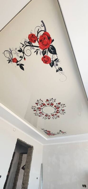 Натяжной потолок: Натяжной потолок Матовое, 3D потолки, Глянцевое Бесплатный замер, Монтаж, Бесплатная консультация — 3