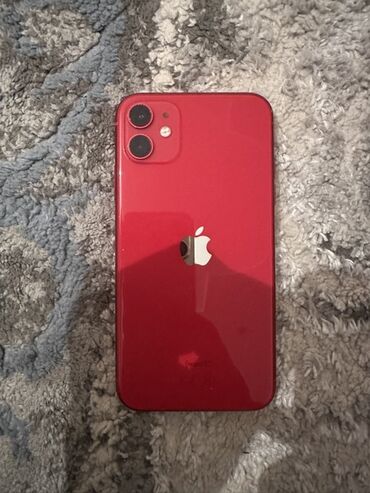 новый айфон 11 цена: IPhone 11, Колдонулган, 64 ГБ, Кызыл, Каптама, 74 %