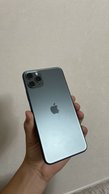 xr новый: IPhone 11 Pro Max, Б/у, 256 ГБ, Matte Midnight Green, Чехол, 79 %