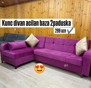 Masa və oturacaq dəstləri: Künc divan
