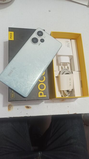 Poco: Poco F5, 256 GB, rəng - Ağ, Düyməli, Face ID
