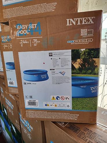 Бассейны: Каркасный прямоугольный бассейн Intex - Размеры: 300 × 200 × 75 см - — 11