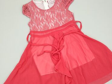 sukienka z odkrytymi plecami: Sukienka, 3-4 lat, 98-104 cm, stan - Bardzo dobry