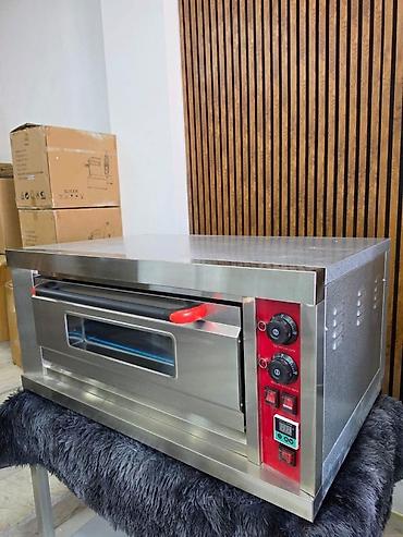 Elektrik sobalar: Pizza sobası 🔥 Professional Daşlı Pizza Sobası – Pizza və Şirniyyat — 12