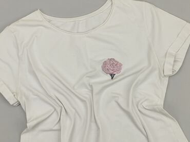 białe t shirty pod marynarkę: T-shirt, L (EU 40), condition - Fair