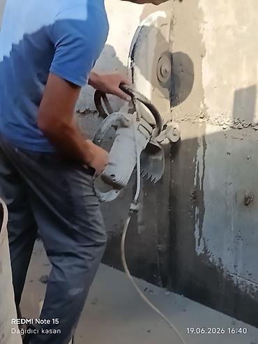 şaxta baba: Beton kəsmə xidməti - Divar, döşəmə və tavanlarda dəqiq və səliqəli — 6