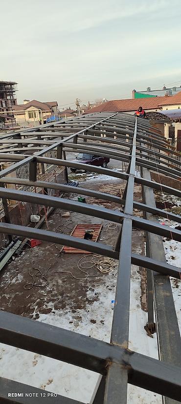 Навесы: Металлоконструкции и монтаж навесов/козырьков под ключ крыша франтон — 12