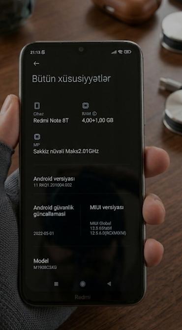 free fire hesab satisi tap az: Redmi Note 8T, 64 GB, rəng - Boz, Barmaq izi — 4
