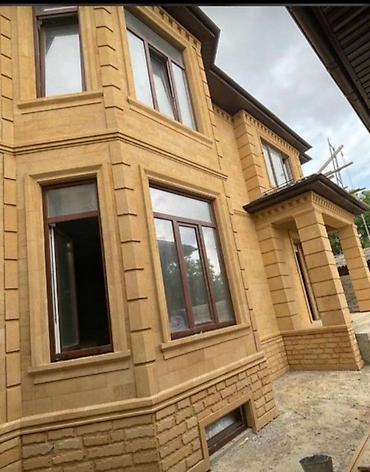 panel beton: Dekorativ fasad və hasar üçün süni daş panelləri - Material: beton — 10
