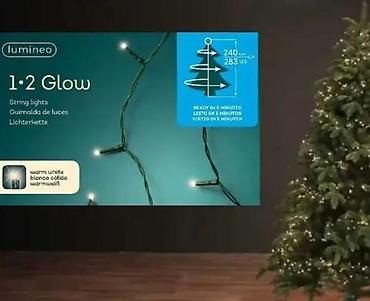 Praznična dekoracija: Luminee 1•2 Glow i Compact Twinkle – LED svetleće lampice za jelku - — 2