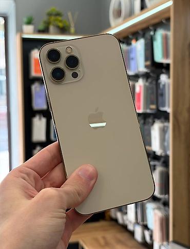 IPhone 12 Pro Max, 128 GB, Qızılı, Face ID