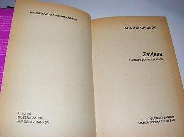 lepe devojke: Agatha ChristieZavjesaPoirotov posljednji slučajGlobus, Zagreb i — 2