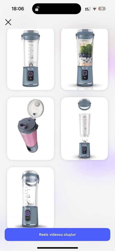 baku electronics blender: Портативный блендер, Ninja, Новый