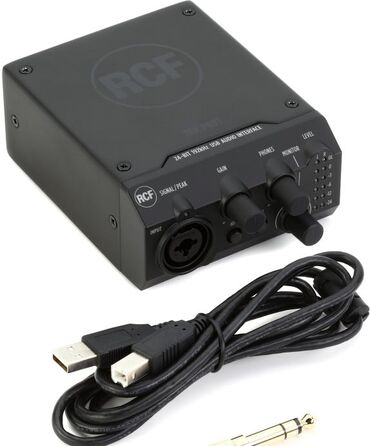 режим поко: Аудиоинтерфейс RCF TRK PRO1 USB 24 бит/192 кГц, 1 вход/2 выхода