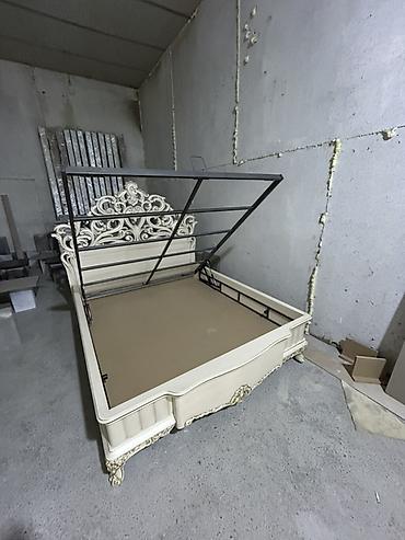 matras 160x200: Klassik üslubda, dekorativ oyma başlıqla dizayn edilmiş iki nəfərlik — 3