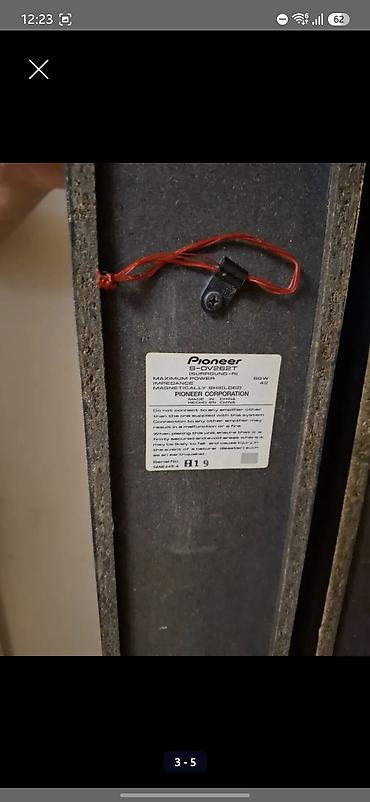 pioneer 5250: Pioneer S-DV62T (Surround-R/L) hündür tip akustik kolonlar dəsti - — 4