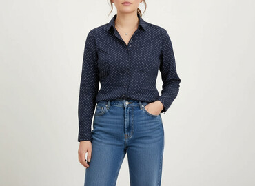 koszula niebieska hm: H&M, Women`s shirt, size 2XL