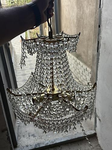 parda tül: Çılçıraq, 6 lampa, Metal — 6
