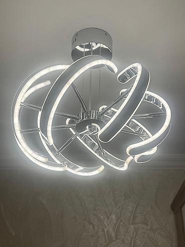İşıqlandırma: Çılçıraq, 10 və daha çox lampa, Metal — 5