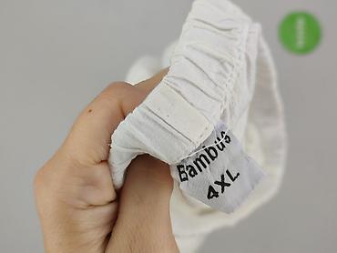duze rozmiary: Bamboo, Spodnie 3/4 damskie, rozmiar 4XL — 4