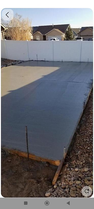 Бетонные работы: Стяжка фундамент Атмостка лестница сделаем. - Заливка бетонных — 10