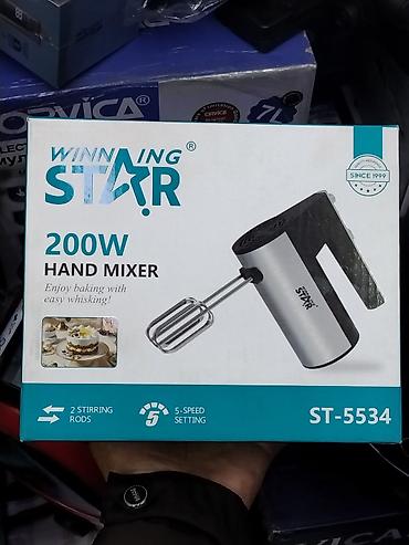 Ручной миксер WINNING STAR ST-5534 - Мощность: 200 Вт - 5 скоростей