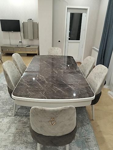 qədimi oturacaqlar: QİYMƏT RAZILAŞMA YOLU İLƏ Qonaq otağı/dining dəsti - 6 nəfərlik yemək — 2