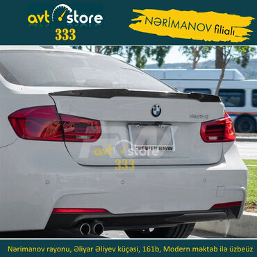 bmw maşını: BMW F30 M4 style spoiler . Nərimanov filialında müştərilərimiz üçün