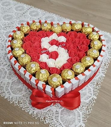 herf xoncalar: Kinder buketleri,sebetleri sifarisle hazirlanir.Istenilen bas herfle — 4