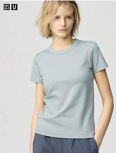 Личные вещи: Футболка, Классическая модель, Uniqlo, Хлопок, Новый, L, XL — 1