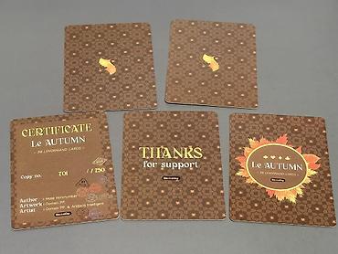 səs kartları: Məhsul: “Le AUTUMN – 36 Lenormand Cards” kart dəsti - Mövzu: Payız — 9