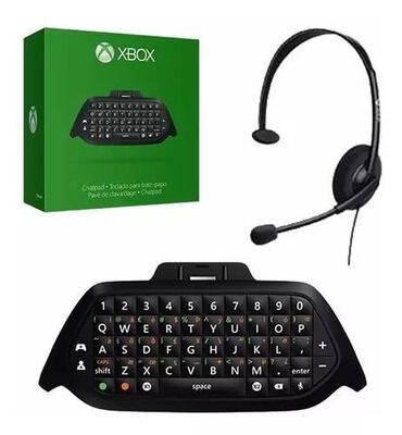 купить xbox one бу: XBOX Chatpad - Клавиатура и наушники. Проверял только на