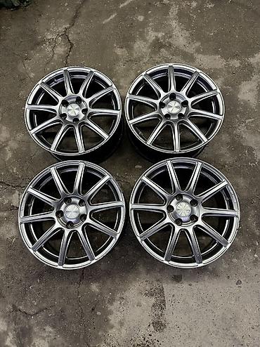 snow tyre: Литые Диски R 17 Комплект, отверстий - 4, Б/у — 2