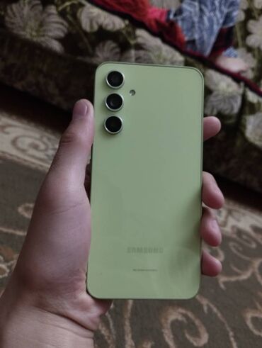 2 sim karty: Samsung A54, Б/у, 256 ГБ, цвет - Желтый, 2 SIM