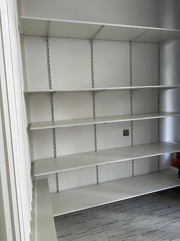 Rəflər: Divar tipli modul rəf sistemi – ağ rəng - Material: laminat/MDF tipli — 3
