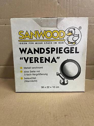 stilsko: SANWOOD zidno ogledalo “VERENA” sa osvetljenjem - Zidno kozmetičko — 4
