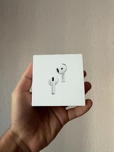 qulaq: Apple AirPods 5 WCC Ela qiymətə 3 ay zəmanət Onıine Maqaza - İSpot — 1