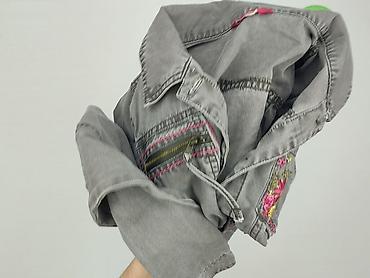 t shirt crop oversize: Dziecięca kurtka jeansowa, 9 lat, 128-134 cm, stan - Bardzo dobry — 6