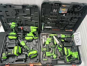 Наборы электроинструментов: Многофункциональный набор аккумуляторного электроинструмента 21V — 2