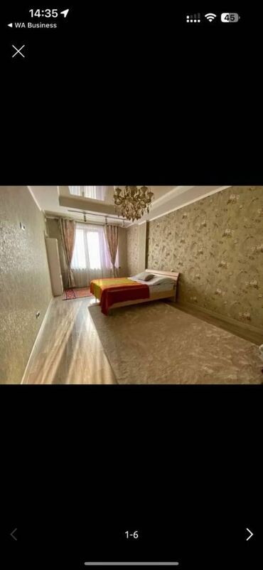 купить студию без посредников: 2 бөлмө, 48 кв. м, Элитка, 4 кабат, Дизайнердик ремонт