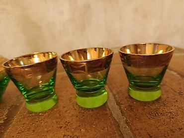 qab setkasi: Qədəhlər, Şüşə, 6 ədədli dəst — 10