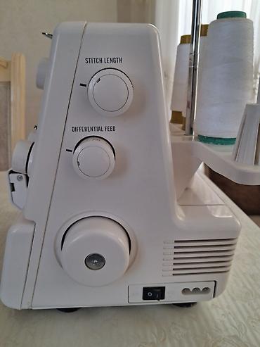 qədimi tikiş maşını: Orjinal JANOME MyLock 204D overlok tikiş maşını hec bir problemi — 2